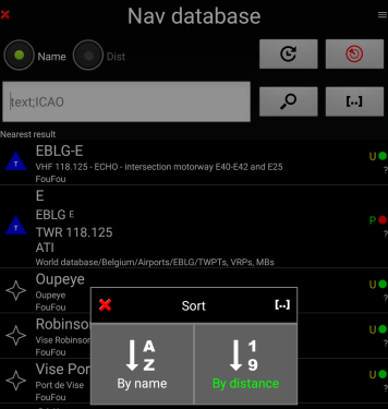 2018-09-20 FIF Nav database - sorting nearest airports.png